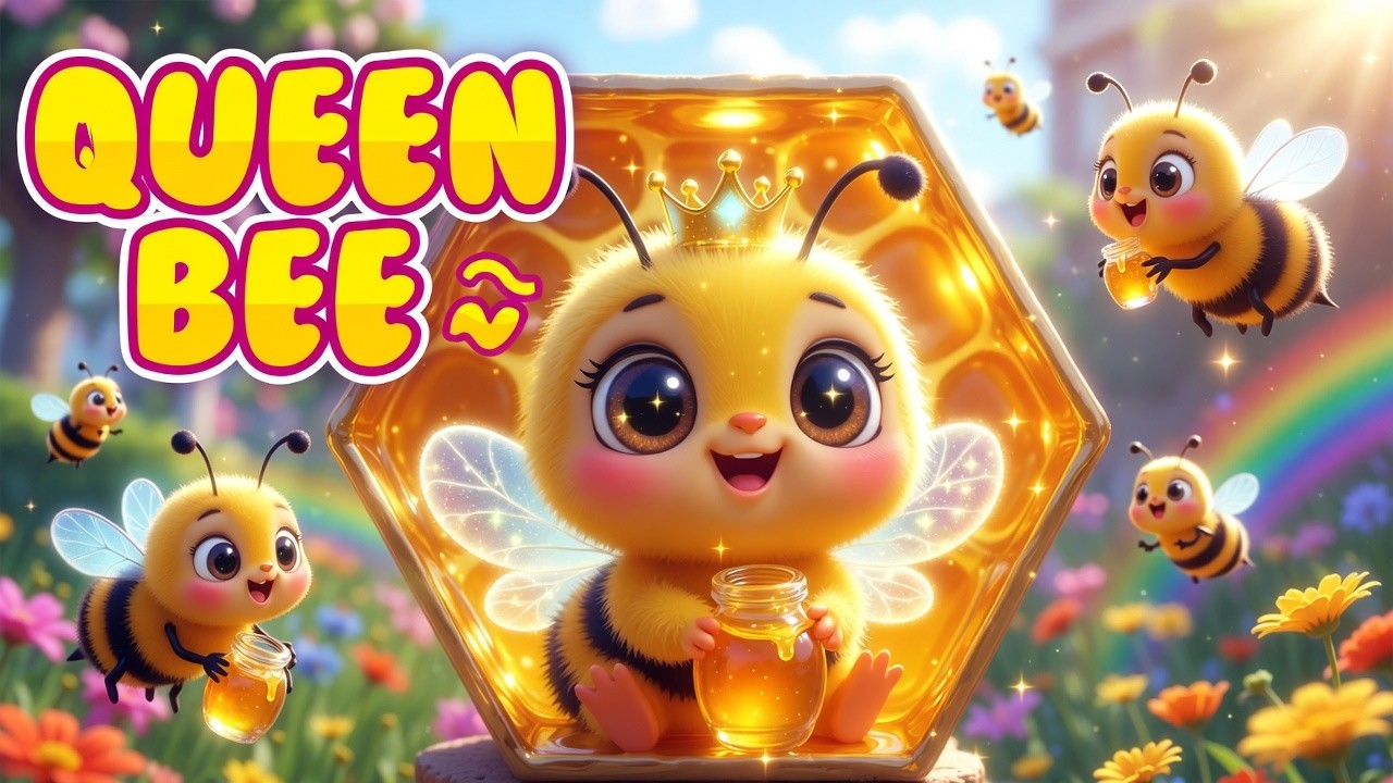 Queen Bee👑🐝| Rhymes & song for Kids 🎶|Kids Tales