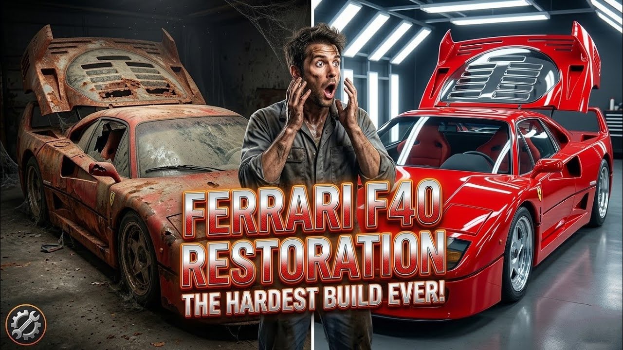 Restored an Abandoned Ferrari F40 Back to Life | Full Cinematic Restoration