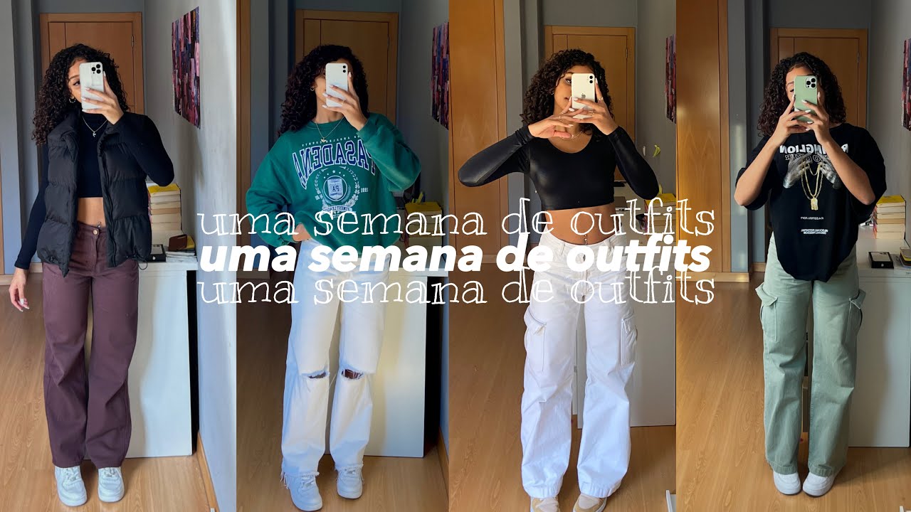 uma semana de outfits 💗