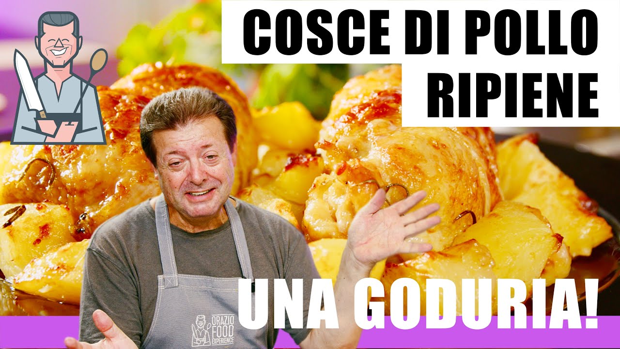 COSCE DI POLLO RIPIENE AL FORNO - Piatto succulento!