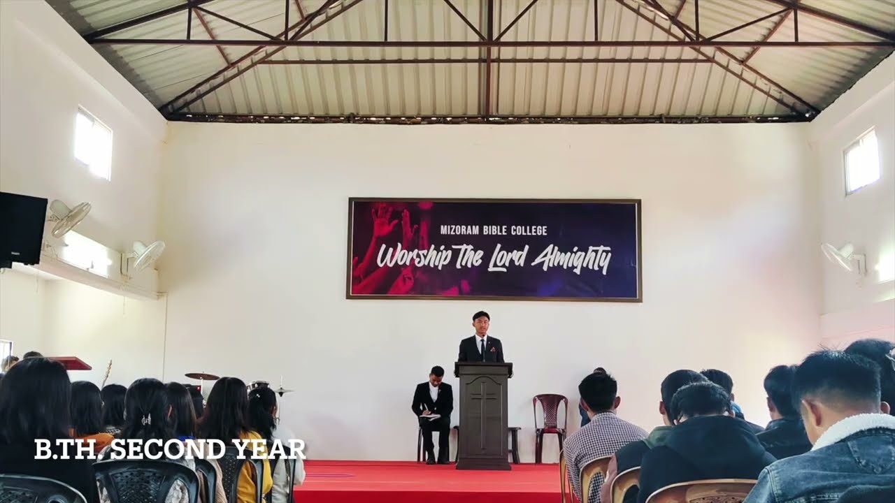 Mizoram Bible College | Steven (B.Th. Second Year) | Homiletic Practical Preaching