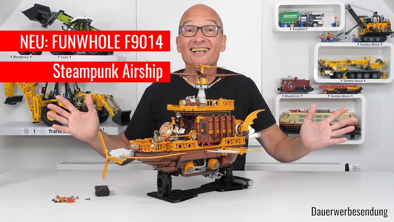 FunWhole F9014 Steampunk Airship - ein wunderbares Modell mit toller Beleuchtung