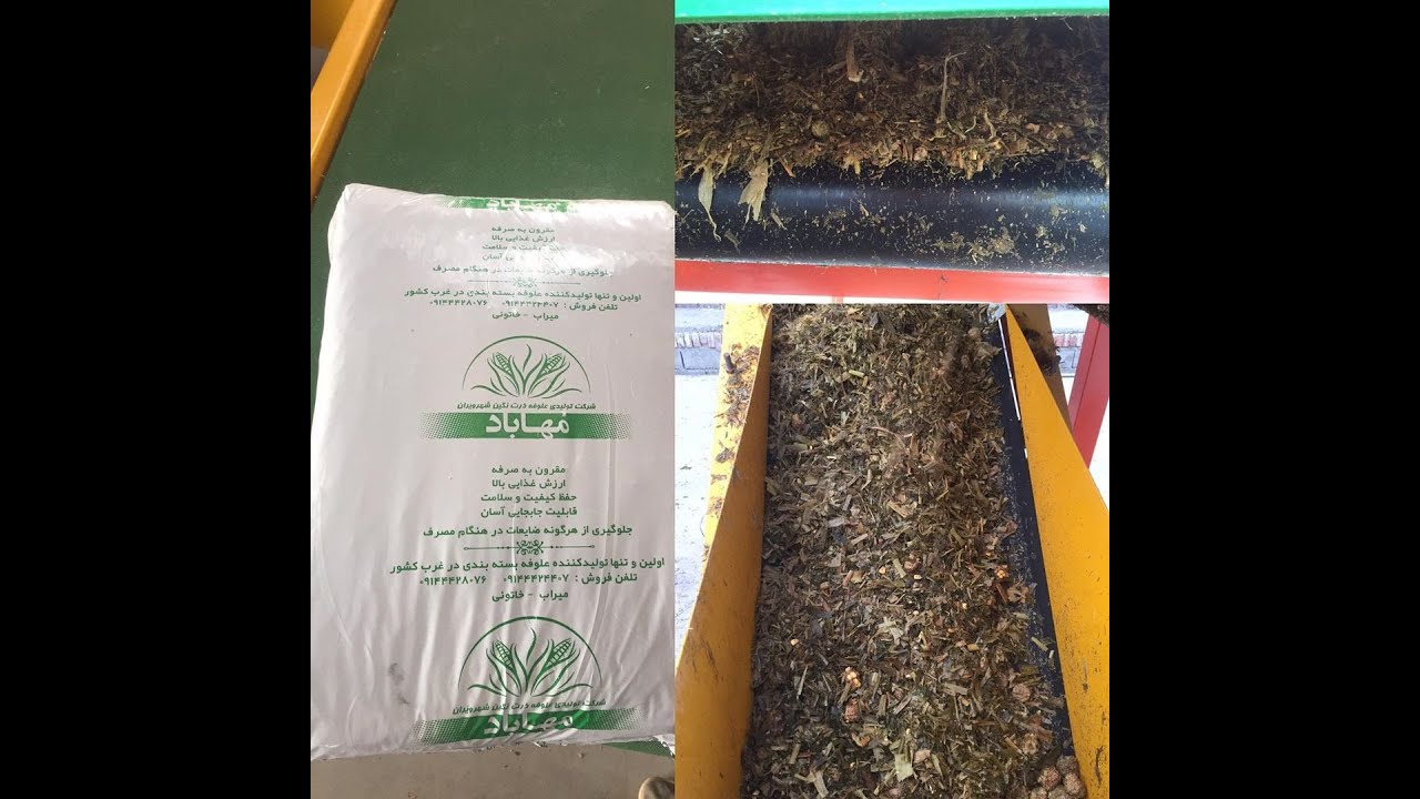 corn silage packing machine (30-40 kg) دستگاه بسته بندی ذرت علوفه ای 30 کیلویی