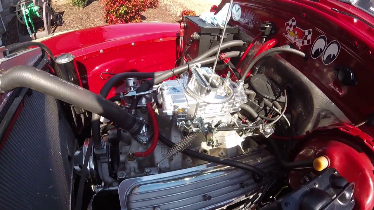 New quick fuel 750 carburator on a 1948 chevy