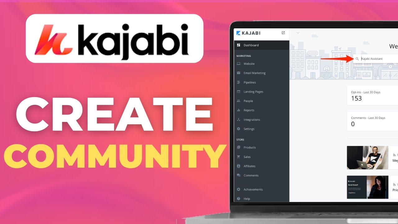 How to Create a Community in Kajabi  (Beginners Guide)