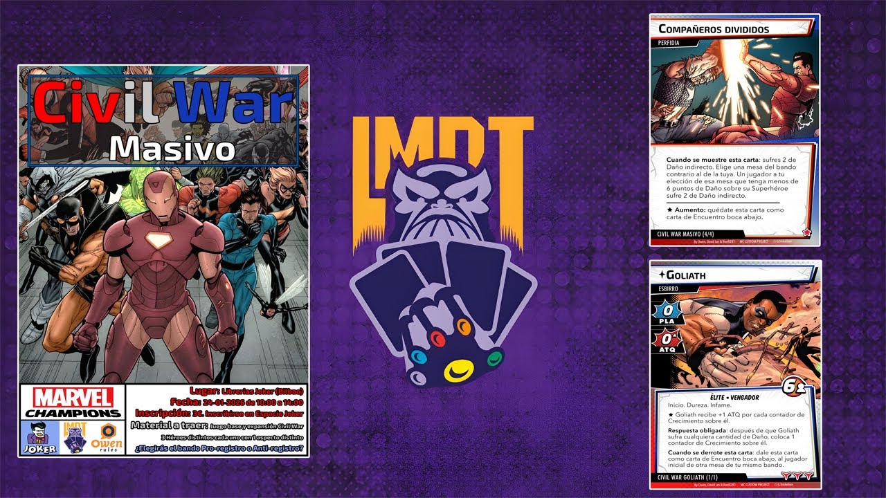 [DIRECTO] Civil War Masivo - Librerías Joker en Bilbao