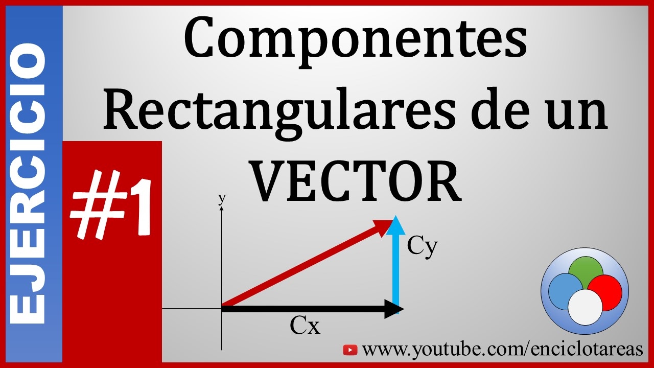 Calcular las Componentes de un Vector - Ejercicio Resuelto No.1