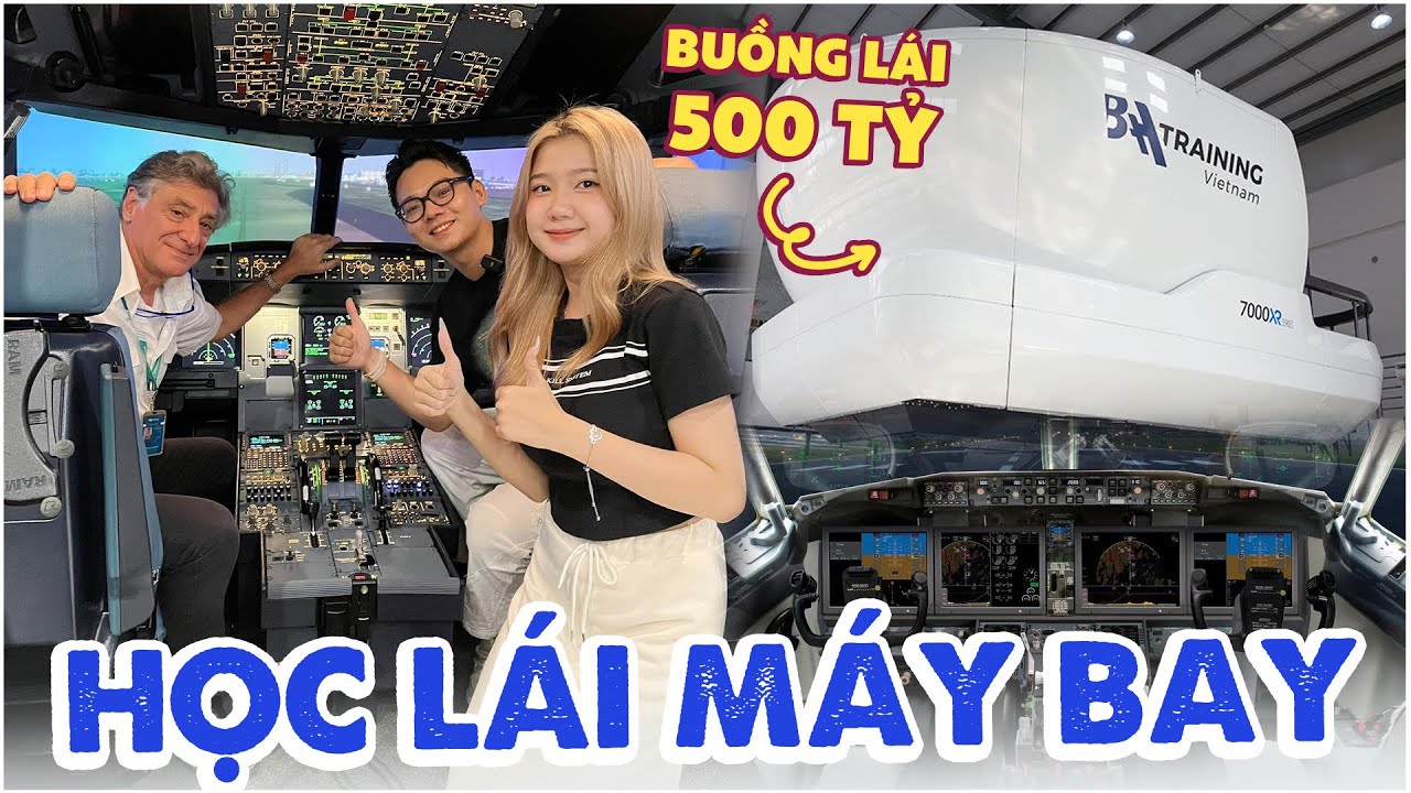Trải nghiệm một ngày làm Phi Công 👩‍✈️🧑‍✈️ | Khám phá buồng lái máy bay siêu xịn ngay tại Việt Nam