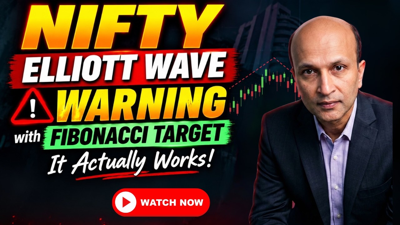 Nifty Elliott Wave Warning with Fibonacci Target, It Actually Works!