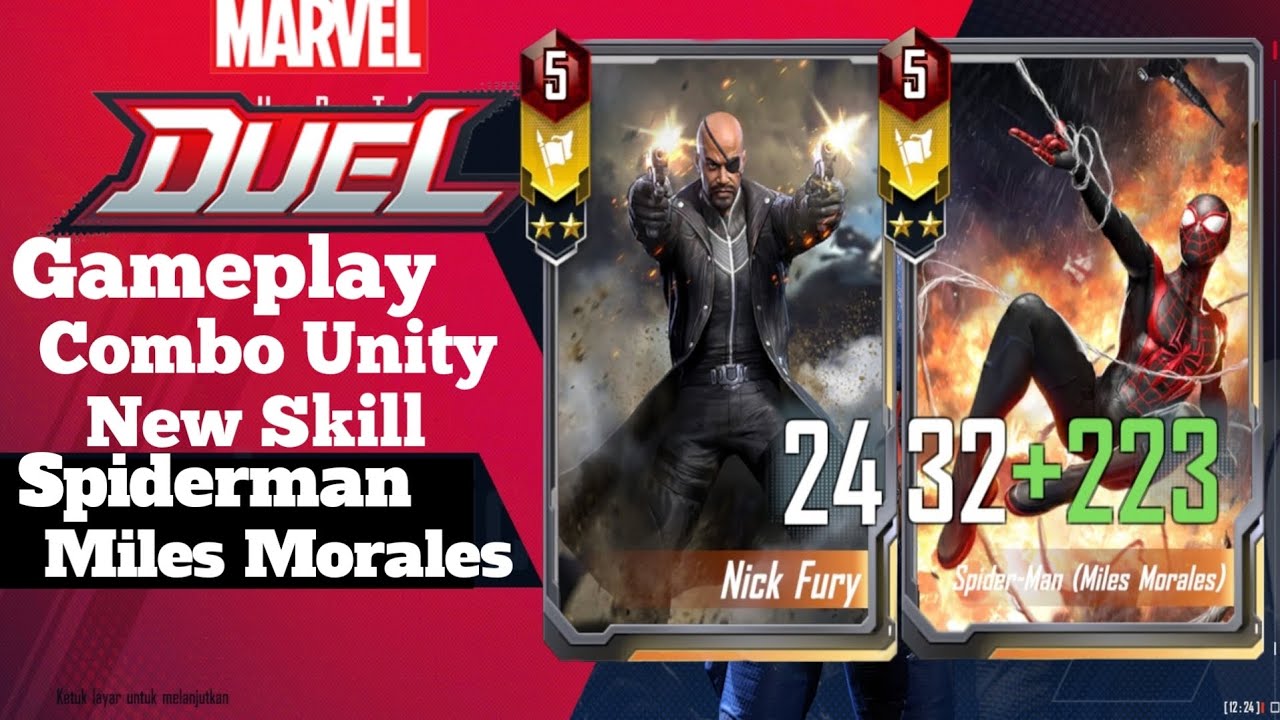 Marvel Duel | Gameplay New Skill Unity Spiderman Miles Morales 