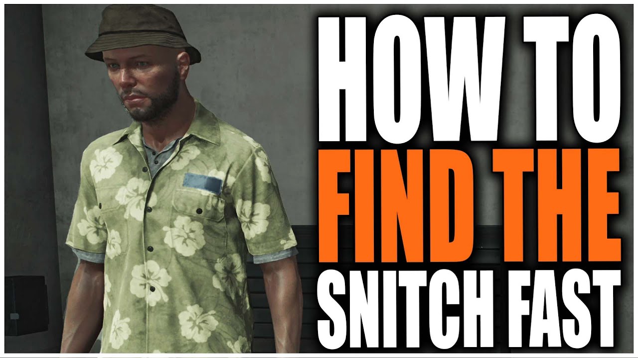 THE DIVISION 2 - HOW TO FIND THE SNITCH IN TU15 FAST! THE BEST TIPS TO FINDING HIM QUICK & EASY!