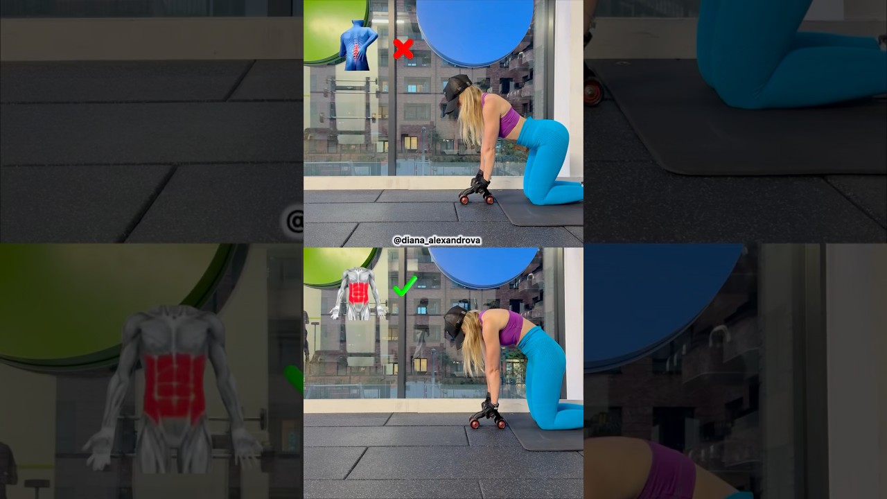 How to Use an Ab Roller Properly (Fix These Mistakes!) #sixpack #absworkout #fitness #coreworkout