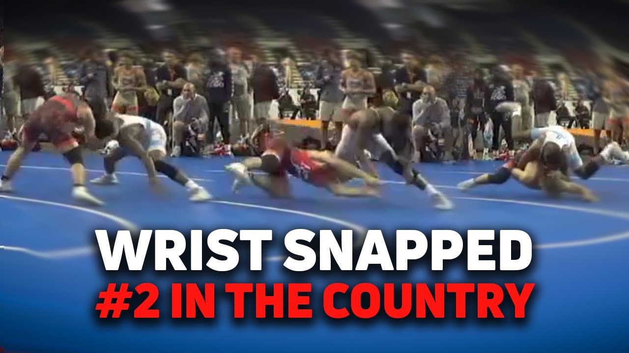 Vincent Robinson Wrist Snapped The #2 Ranked Wrestler In The Country