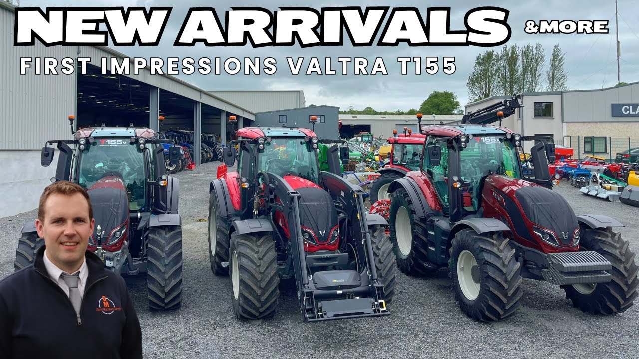 First Impressions & First Drive of the New Valtra T155 .