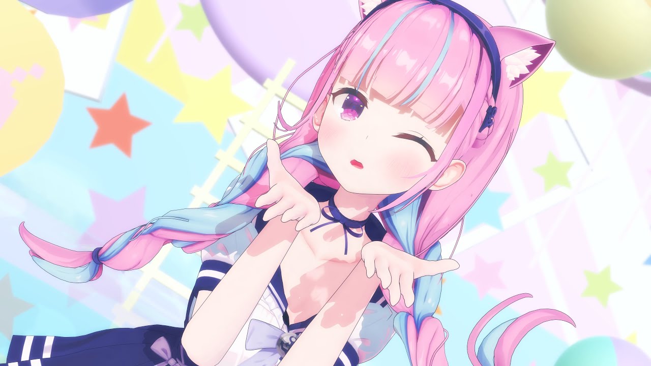 【ホロライブMMD】『可愛くてごめん  (Vo.湊あくあ)』by 湊あくあ【4K】