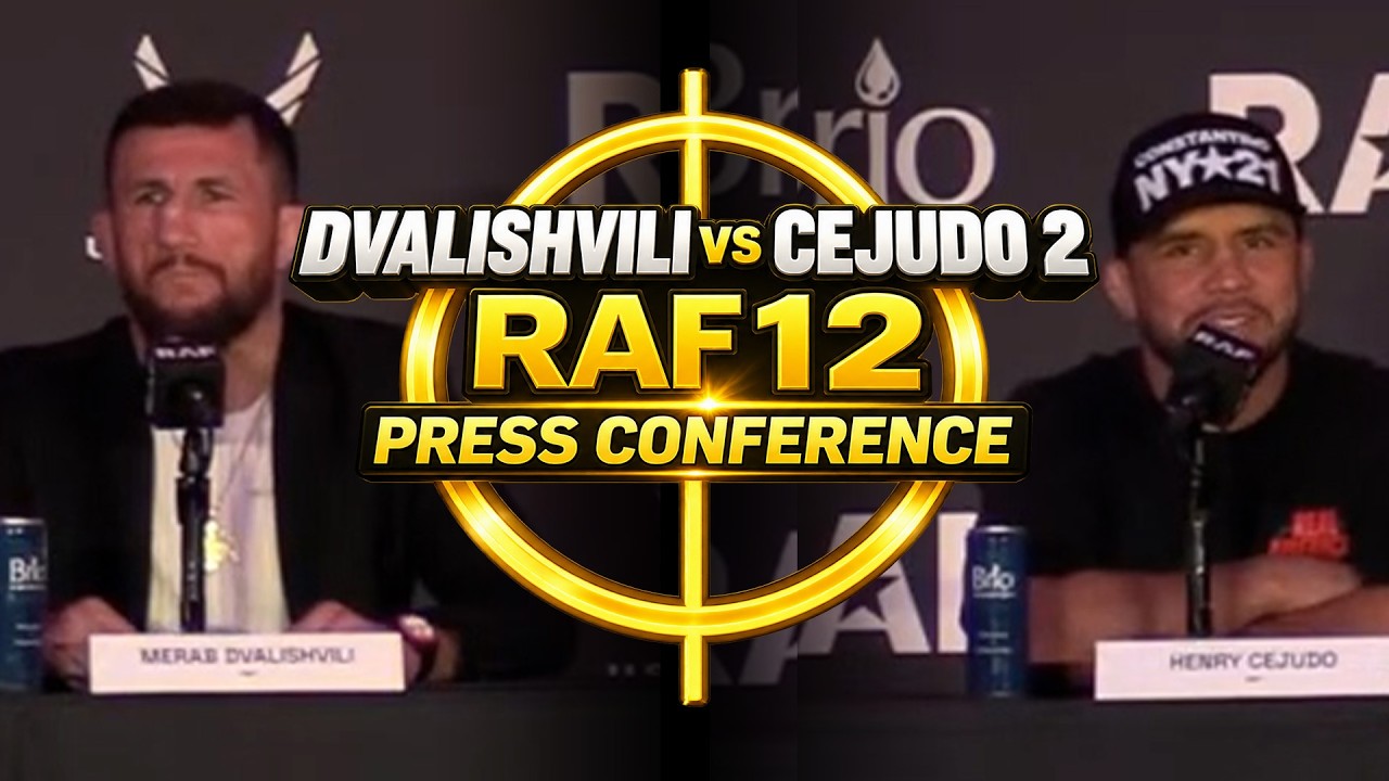 Merab Dvalishvili vs. Henry Cejudo RAF 12 Press Conference | Dvalishvili vs. Cejudo 2 | MMA Fighting