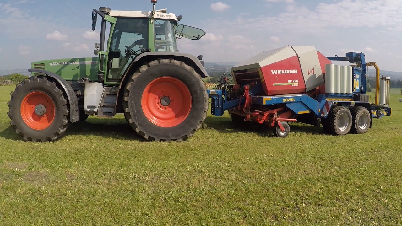 GoPro || Silage || Mähen&Pressen || 2017 || MB trac || Fendt