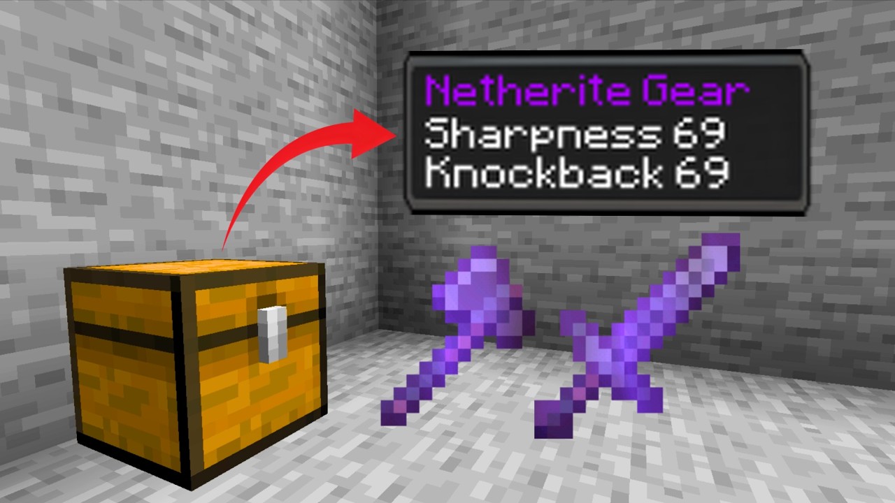 Minecraft But Chests are OP...