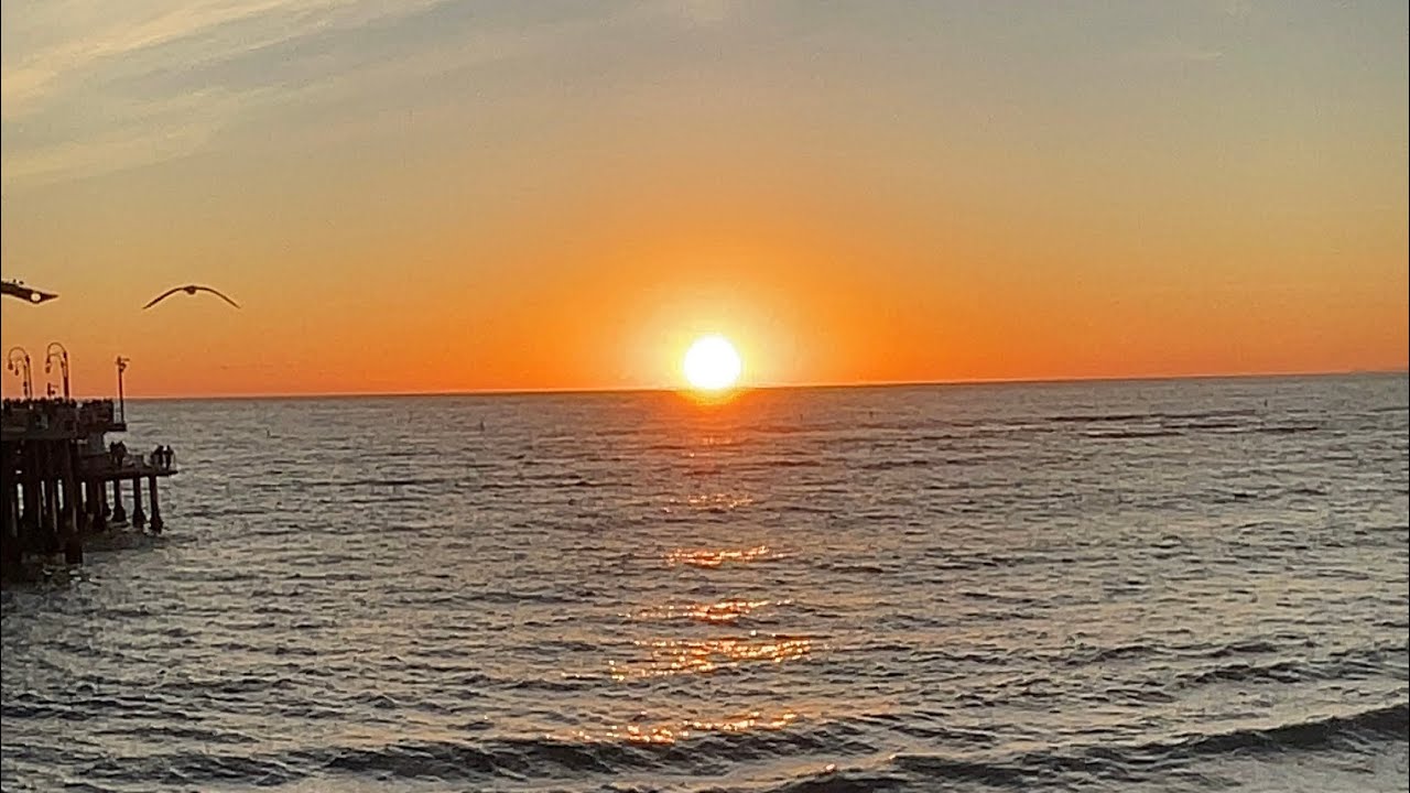 Santa Monica Sunset Venice Beach