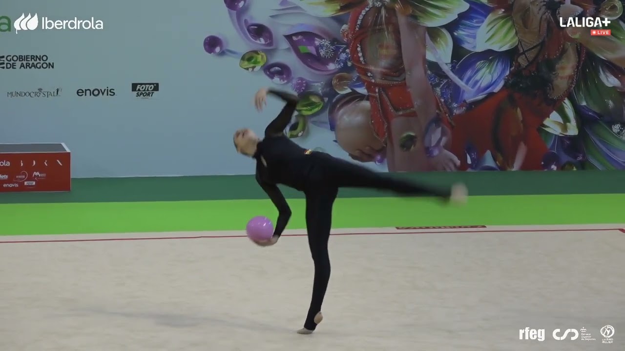 BAUTISTA Alba (ESP) Ball Liga Iberdrola Final Huesca 2023