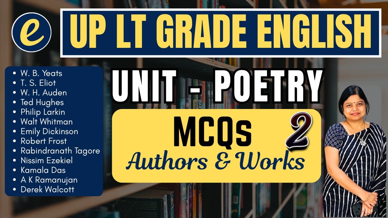 UPPSC LT Grade English | Section - Poetry (Part 2) | Practice Questions by Ruchi Ma'am | Englishner