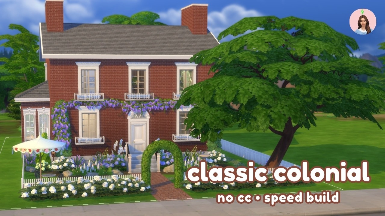 Estranged Royals Hide in the Suburbs 👑🌸 | The Sims 4 Speed Build (No CC)