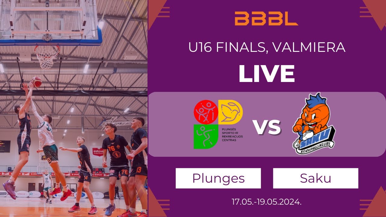Plunges SRC 2008 vs Saku KK / KK Parnu 2008 | BBBL Boys U16 Final Stage | Group Phase