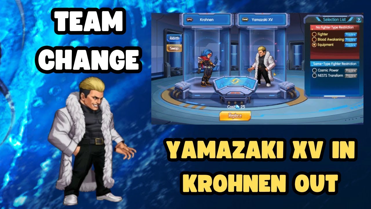 KROHNEN OUT 😢 YAMAZAKI XV IN 🔥 | KOF 98 UM OL
