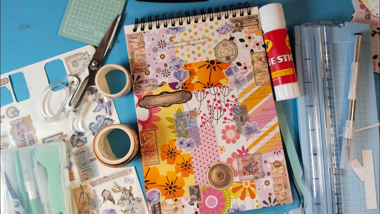 My First Masterboard / Scrapbook Collage Ideas / No Talking #masterboard #collageart #scrapbooking
