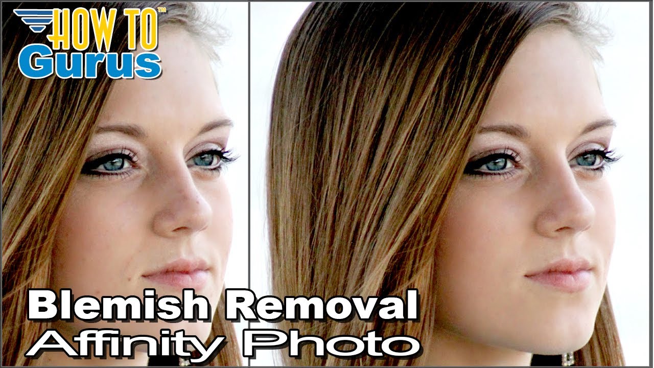 How You Can Use the Affinity Photo Blemish Remover Tool - Photo Retouching for Beginners