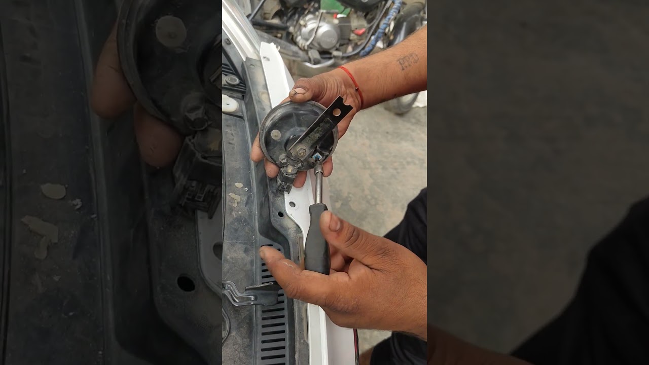 how to car horn repairing setting