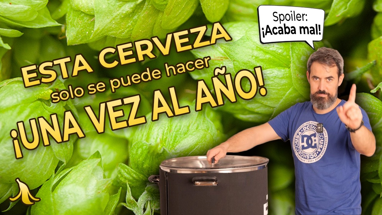 Esta cerveza SOLO se puede hacer una vez al año… y casi lo arruinamos todo...