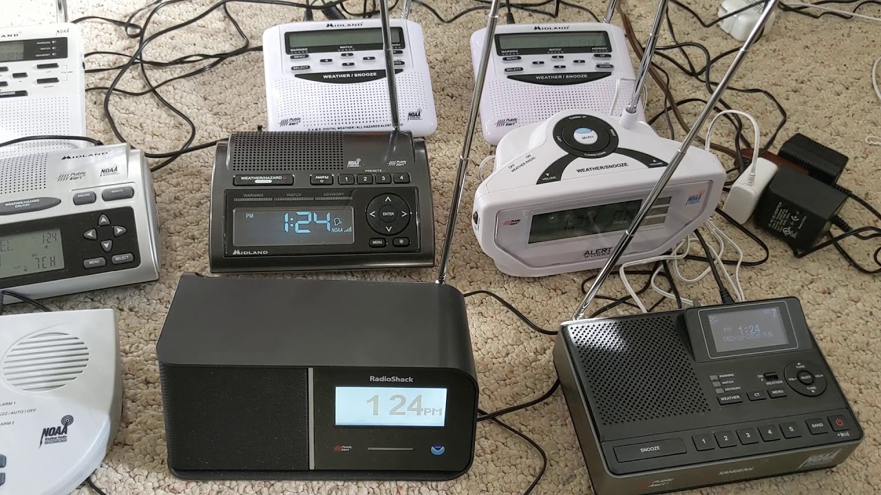 Weather Radio Collection and Siren Tests