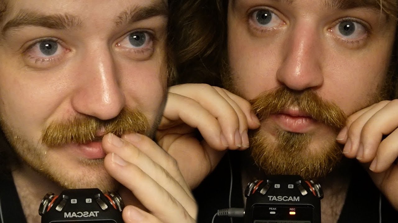 3 Levels of Beard Scratching ASMR [Hair Scratching Sounds]