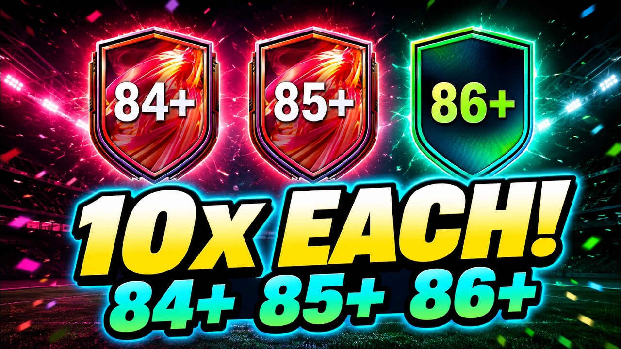 I Opened 10 of Every Upgrade Pack! FC 26 Ultimate Team!