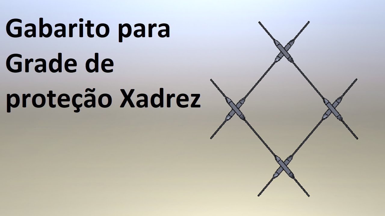 Gabarito para grade xadrez