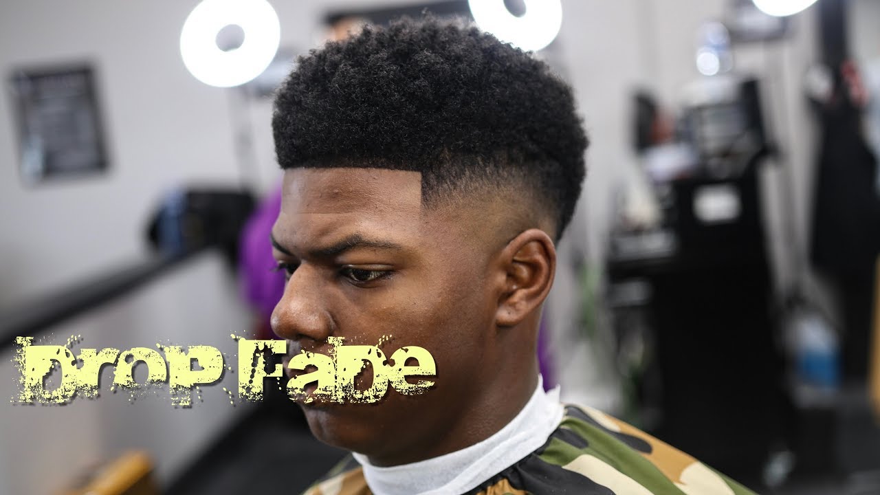HAIRCUT TUTORIAL: DROP FADE | CURL SPONGE | CRISPY LINE UP