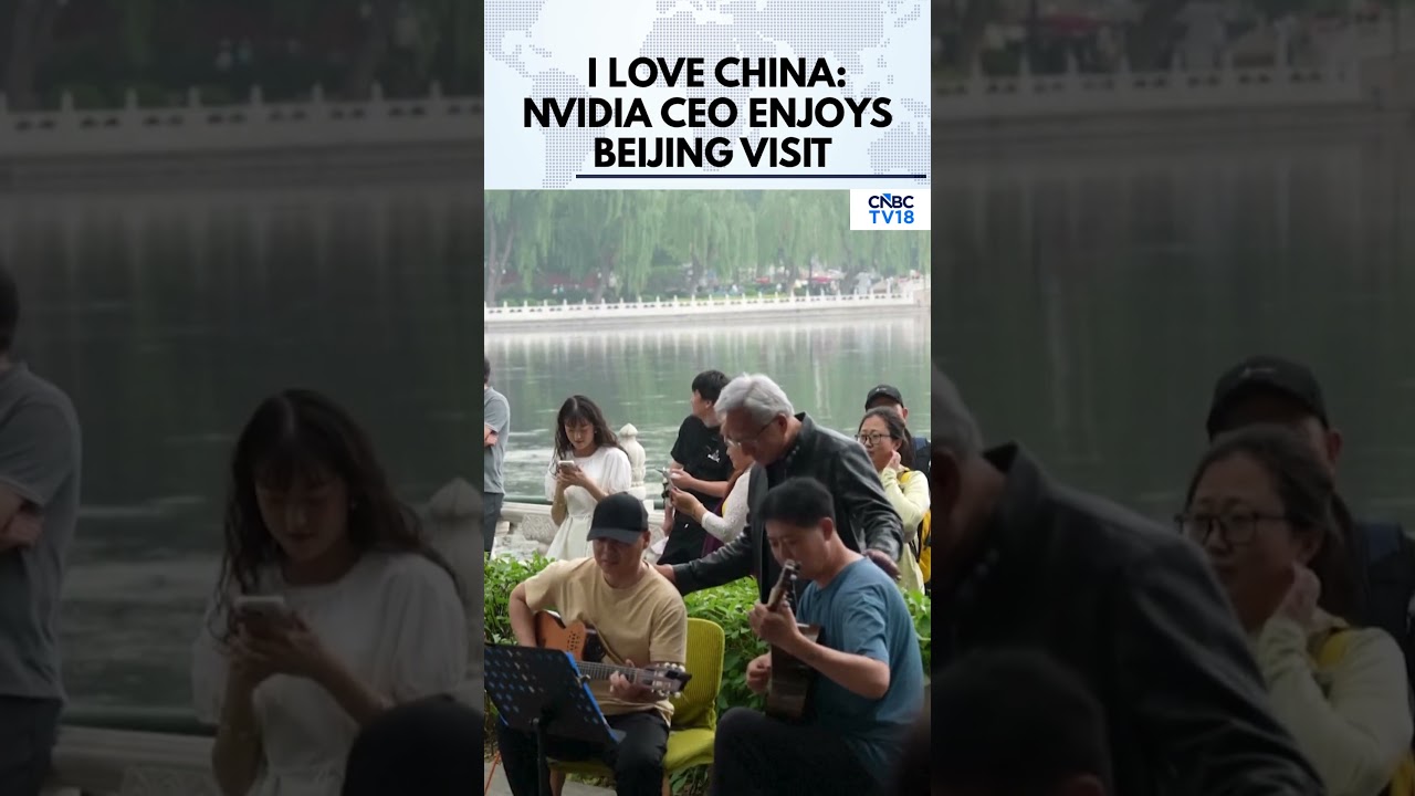 Nvidia CEO Jensen Huang Strolls Through Beijing Amid High-Stakes U.S-China Talks | Trump | N18G