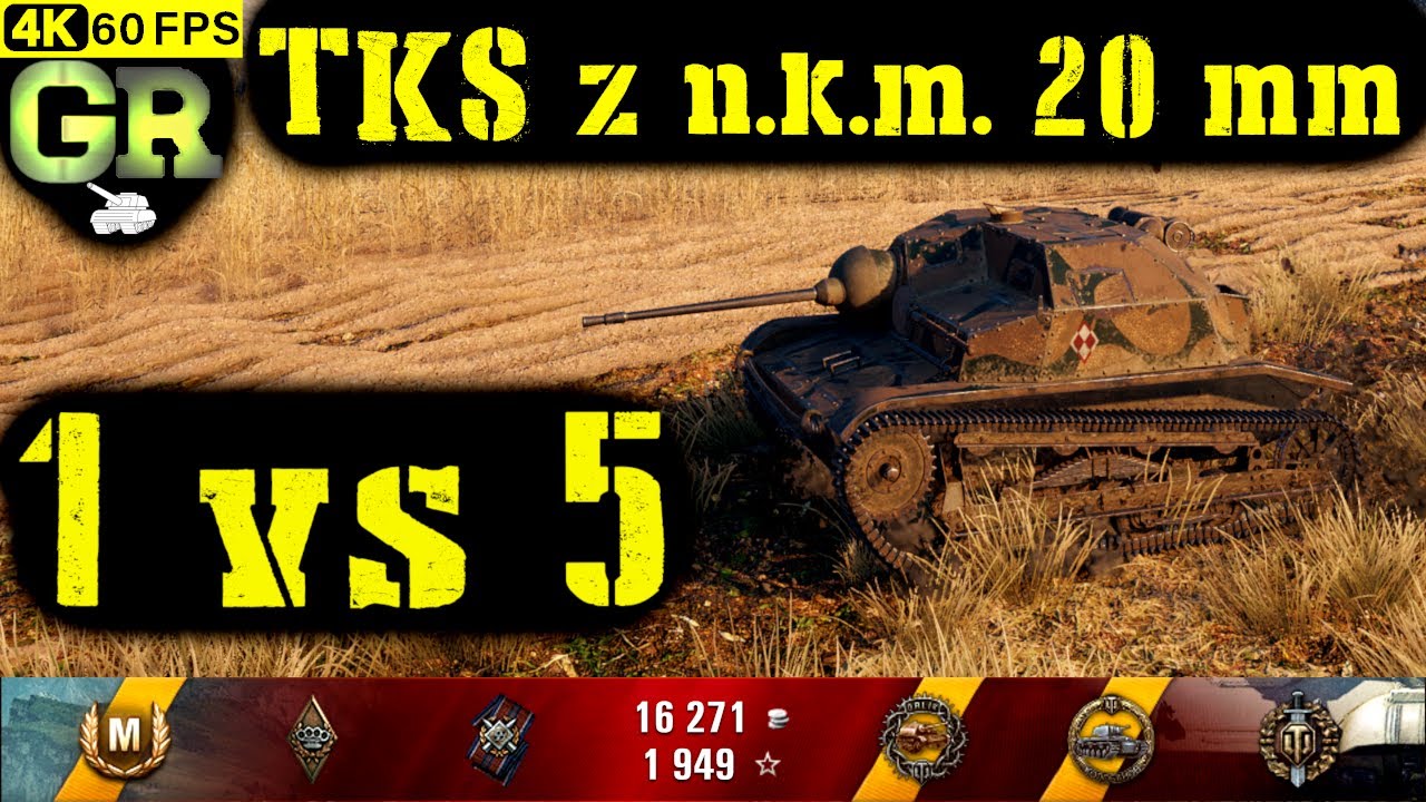 World of Tanks TKS z n.k.m. 20 mm Replay - 7 Kills 0.5K DMG(Patch 1.4.1)