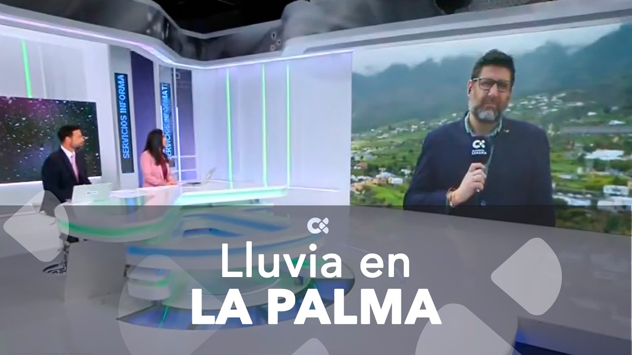 Lluvia en La Palma, previo a la llegada de 'Therese'