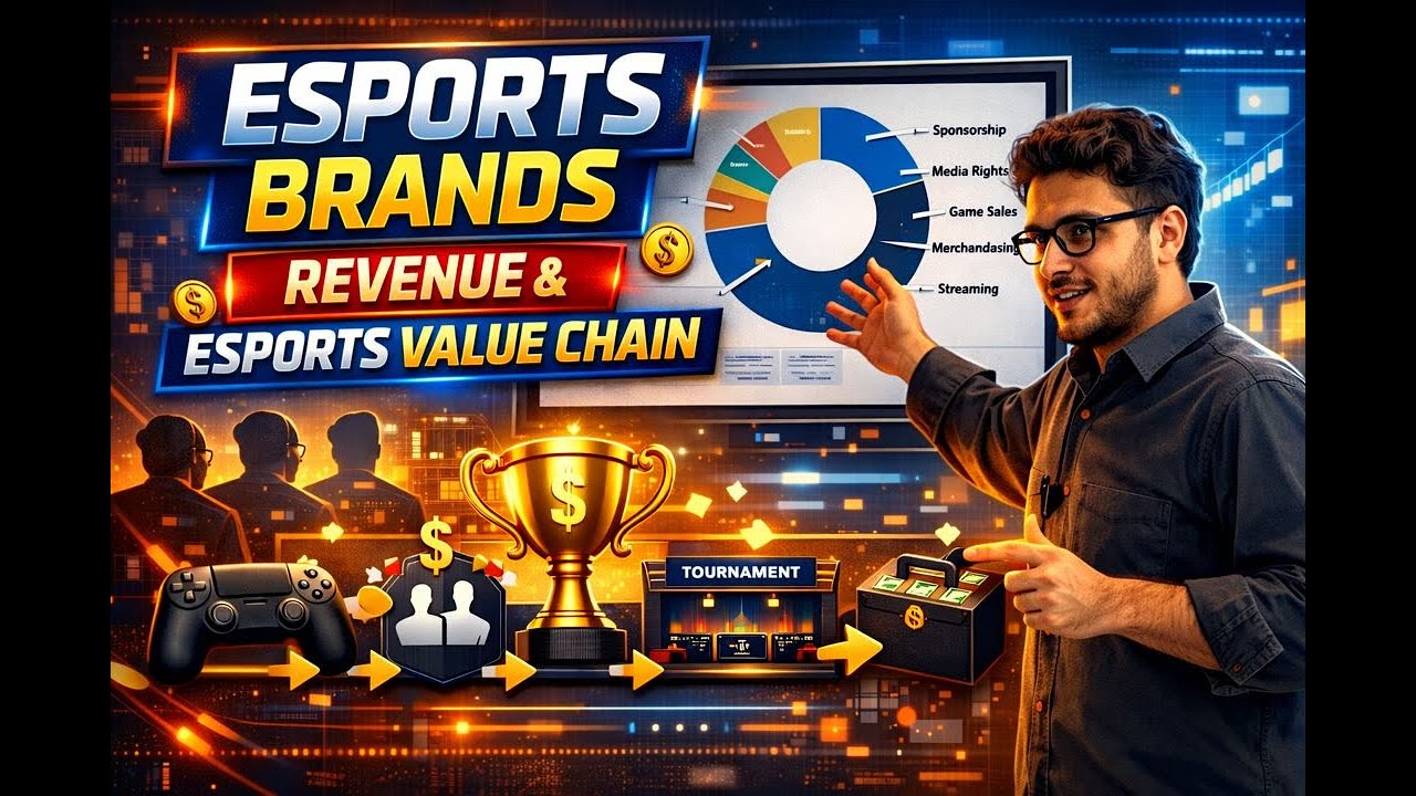 Esports Brands Revenue & Esports Value Chain Explained | How Esports Industry Makes Money
