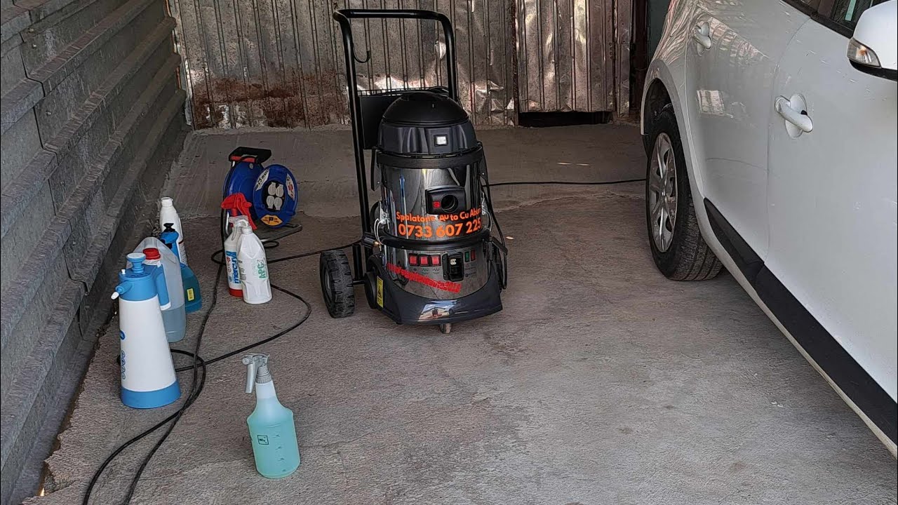 Curatare Injectie extractie Tapiterie Auto Interior cu Aspirator cu Aburi Bieffe Emilio Igienizare