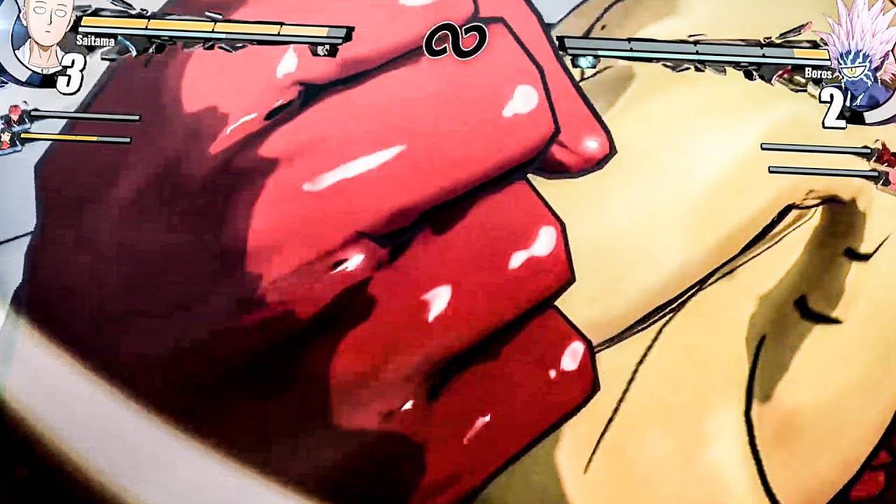 Saitama Serious Punch против всех персонажей - One Punch Man: герой, которого никто не знает (PS4...