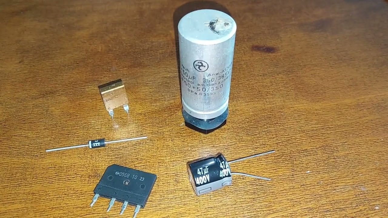 Einbau eines SI Gleichrichters in ein altes Röhrenradio