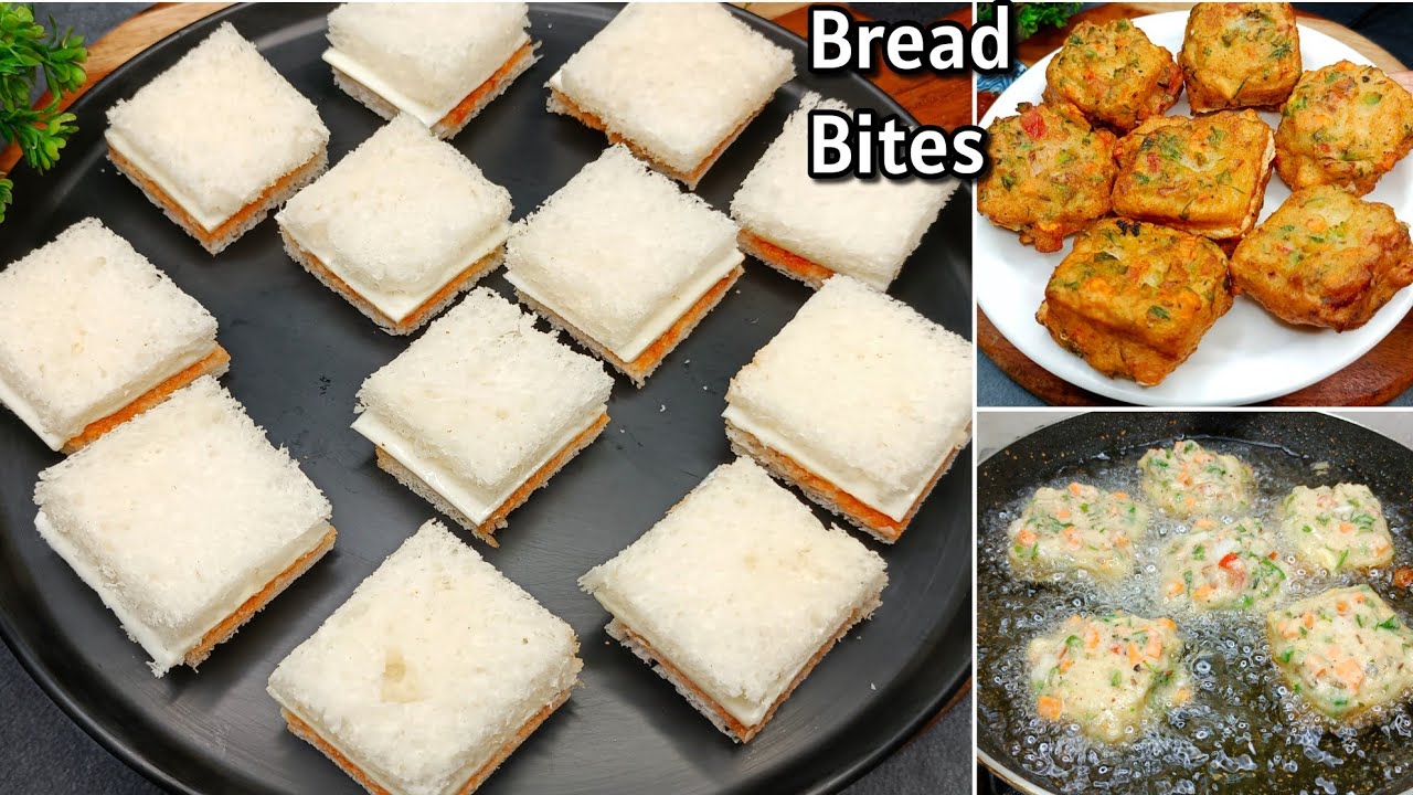 2 Minutes Bread Snacks | Moong Dal Bread Bites | New Recipe | Cheese Snacks | Evening Bread Snacks