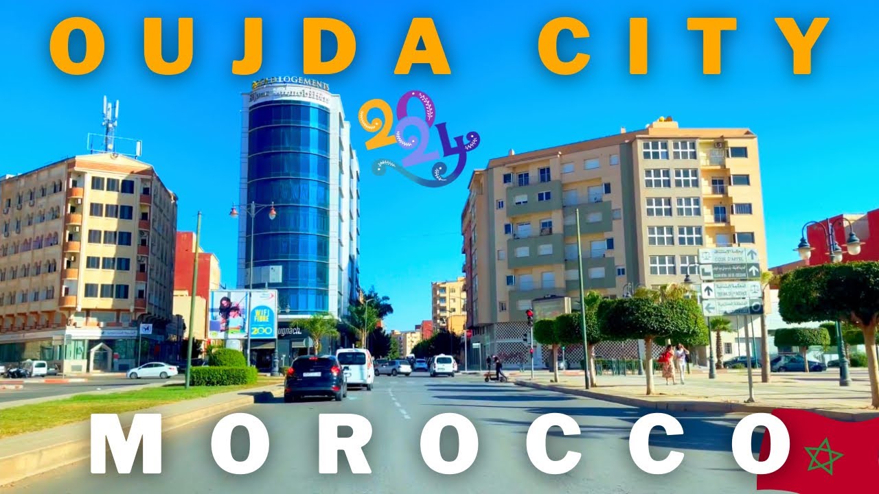 Driving in the streets and alleys of Oujda city Morocco 2024 | vidéo music person walking