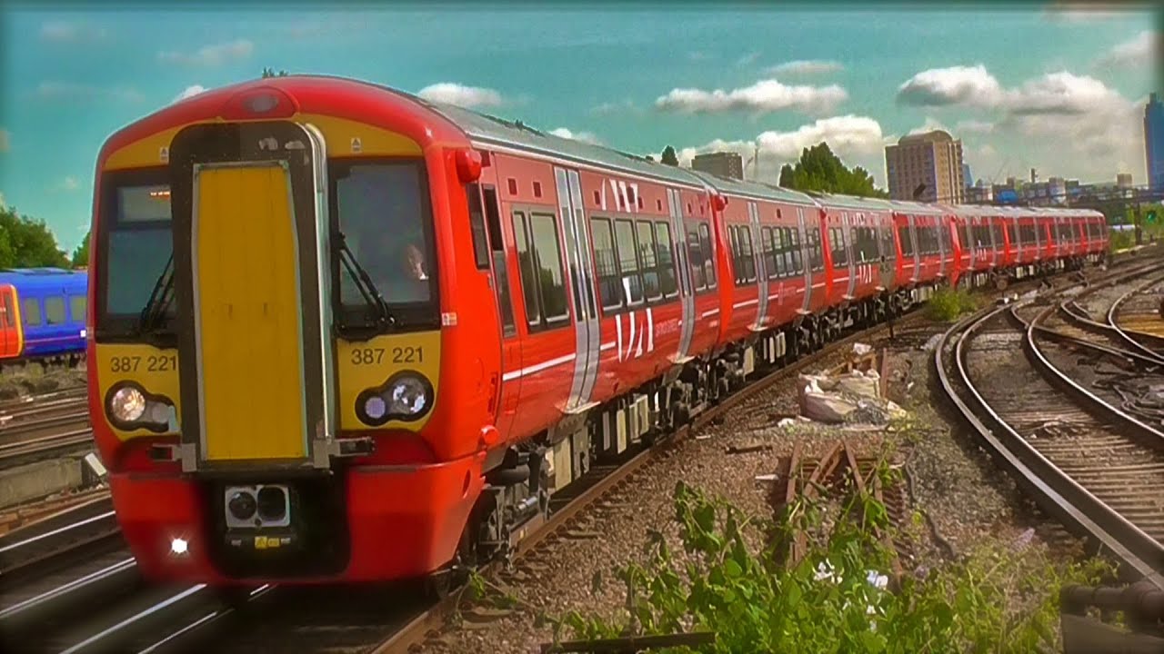Southern & Gatwick Express Trains At Clapham Junction With Brads Trains