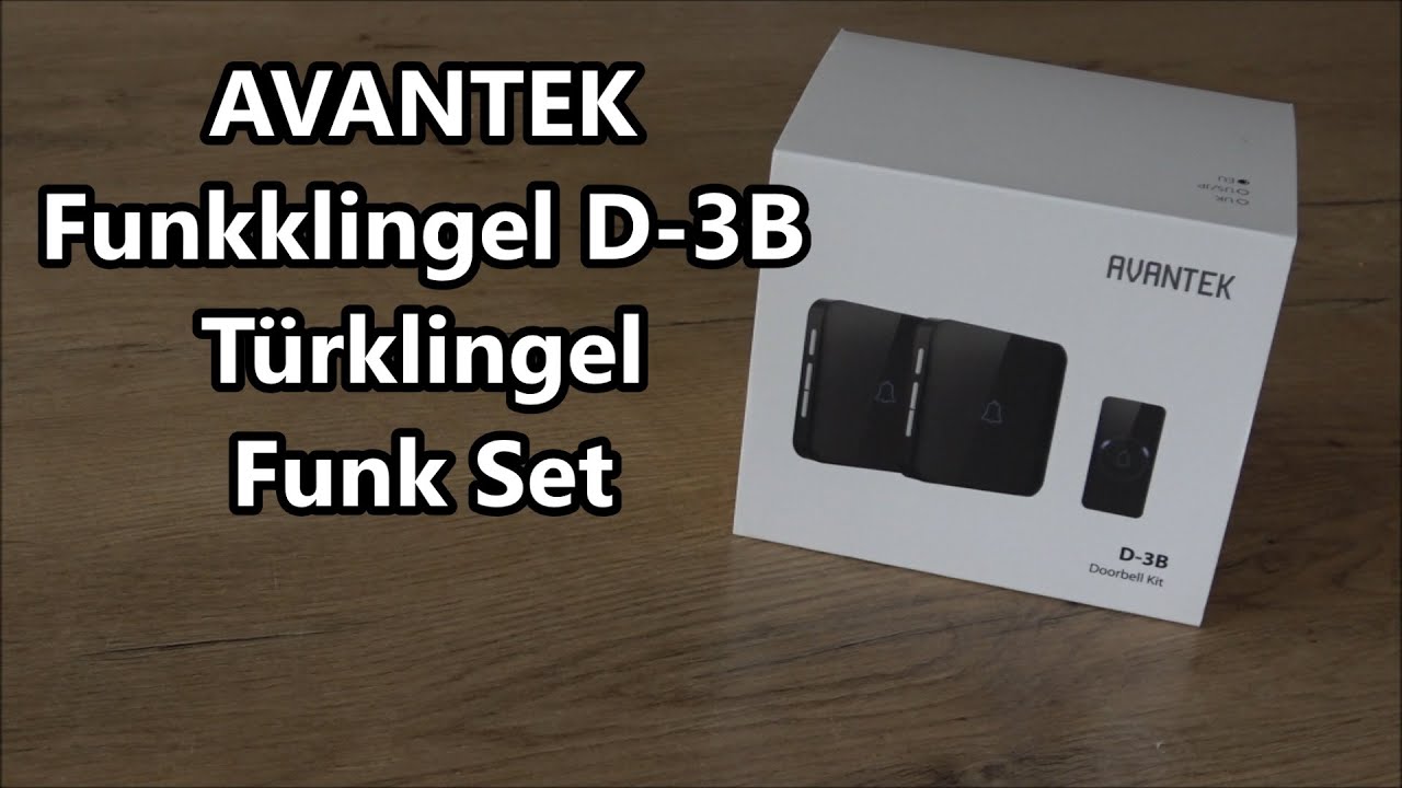 AVANTEK Funkklingel verbinden und Test AVANTEK Funkklingel für meinen Garten