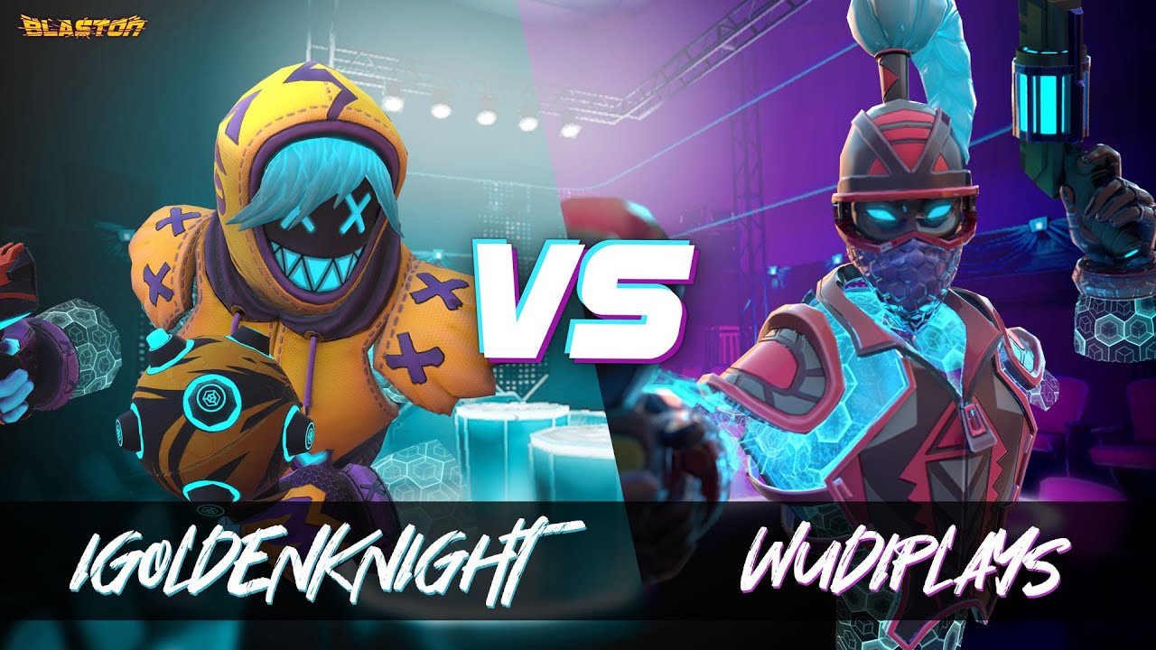 IGOLDENKNIGHT vs WudiPlays (Blaston - Competitive VR Gameplay)