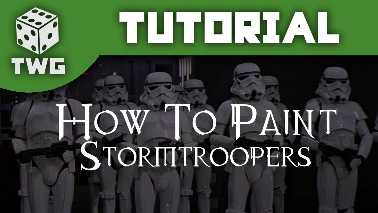 How To Paint Stormtroopers: Fantasy Flight Games Star Wars Legion Tutorial